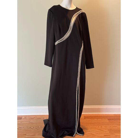 Imitation Pearl & Crystal Detail Long Sleeve Sheath Gown
SHO by Tadashi Shoji - Picture 9 of 10